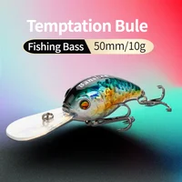 Banshee 50mm 10g  Floating Bass Fishing Lure VC04 Rattle Sound Wobbler Round Bill Artificial Hard Bait Deep Diving Crankbaits 1