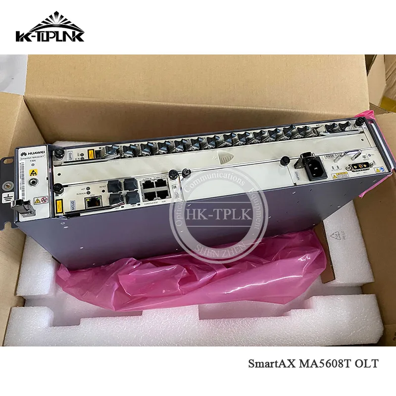 16PON GPON Hua Wei OLT MA5608T 1G MUCD 8 порт 16 портов плата AC MPWD Power с C + SFP|Оптоволоконное