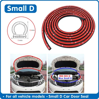 

Car Door weather stripping 4Meter small D rubber strip sealing strip used for door sealing tape door sealing strip insulation