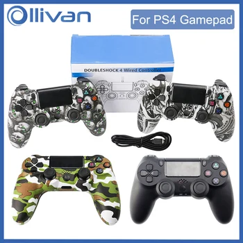 

NEW USB Wired Joystick For PS4 Controller PC For PS4 Pro Console For Playstation 4 Gamepad Dualshock 4 Remote Control For PS3