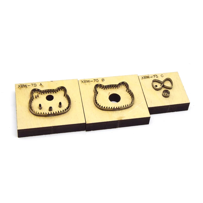 SMVAUON Cutting Die Cat Shape Key Ring DIY Case Fun Pendant Japanese Steel Leather Cutter Mold Knife Mould Hand Punch Tool | Дом и сад
