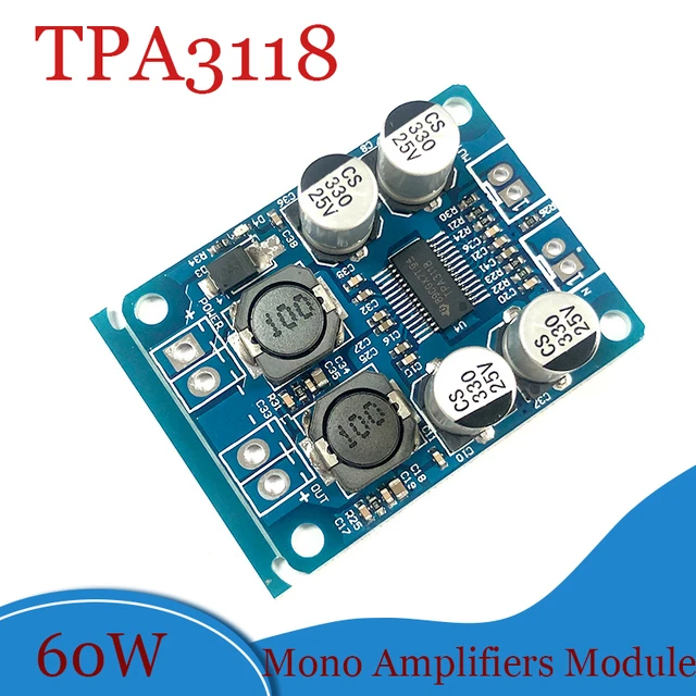TPA3118 Mono Amplifier Module Pinout, Features Datasheet, 52 OFF