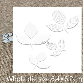 

XLDesign Craft Metal Cutting Die stencil mold 4Pcs leaves set decoration scrapbook Album Paper Card Craft Embossing die cuts