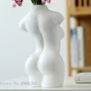 Human Body Ceramic Vase Black and White Nude Abstract Human Female Naked Girl Flower Vase Home Decoration Crafts Ornaments 5