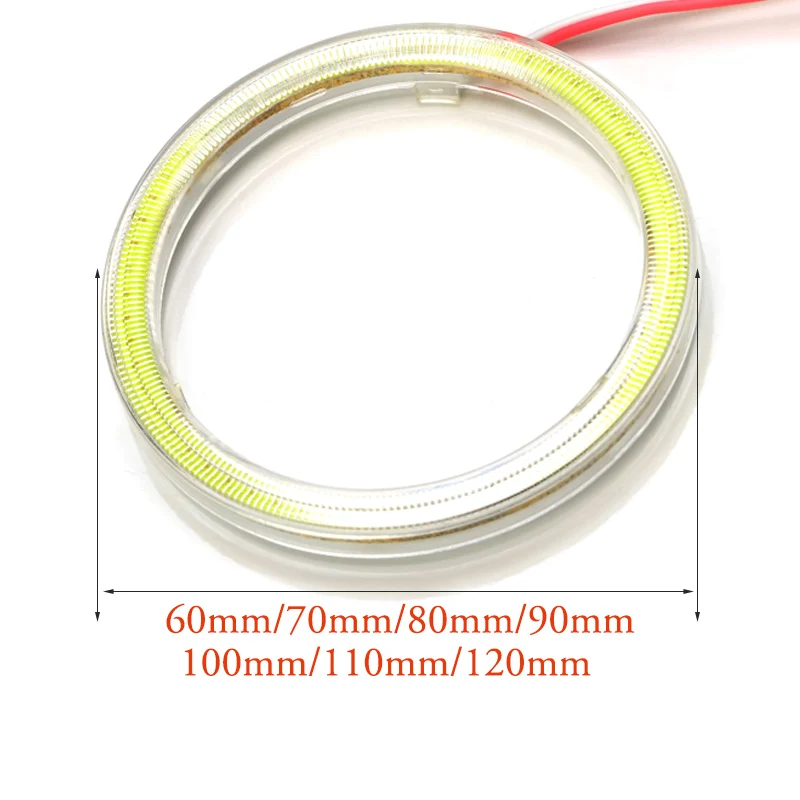 2 шт. светодиодные кольца Angel Eye для автомобиля 60/70/80/90/100/110/120 мм|cob 12v|cob led 12vcob |