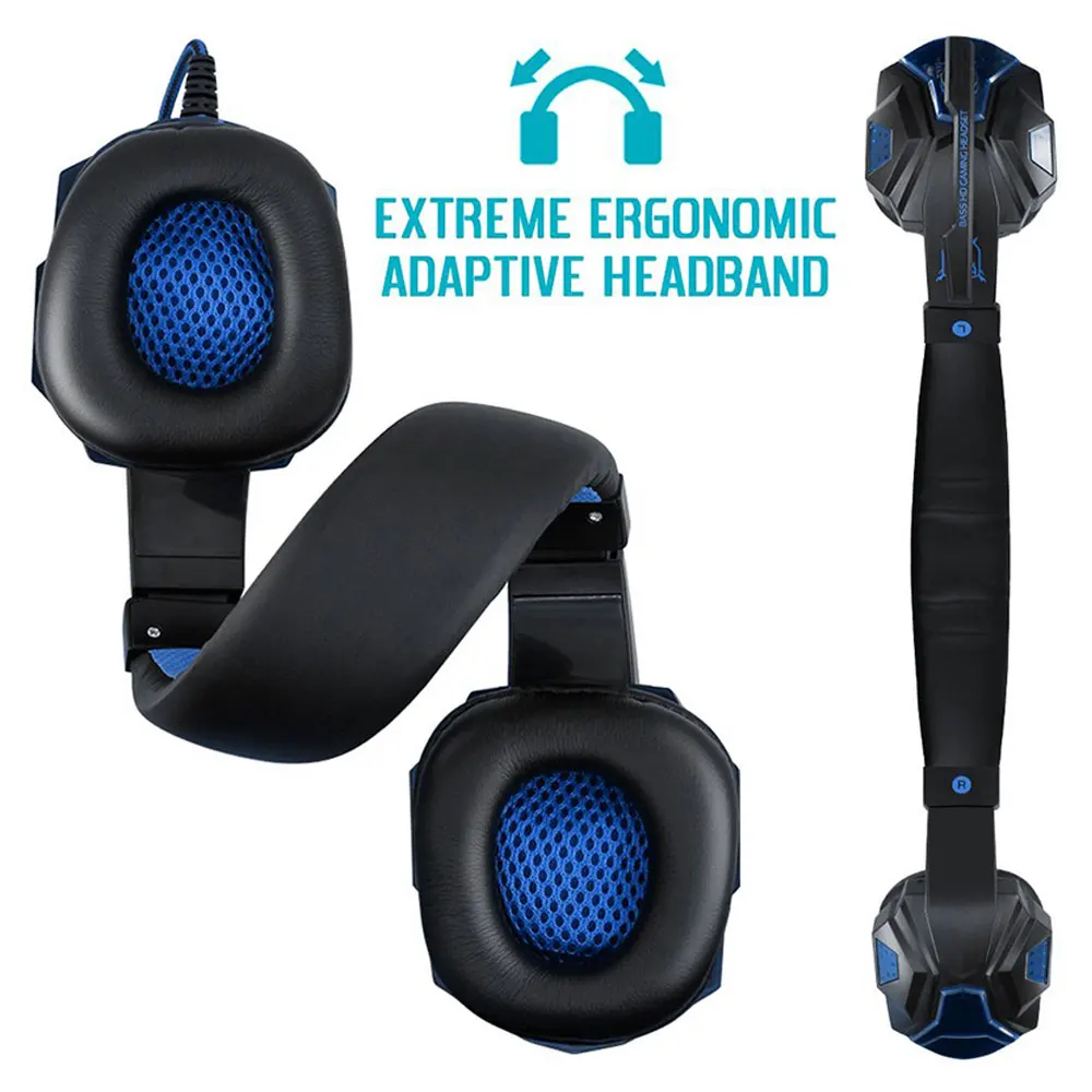 2020 Surround Stereo HiFi Pro Gaming Headset with HD Mic For PS4 XBOX ONE XBOX 360 PC Games Computers Game Virtual Sound Gamer