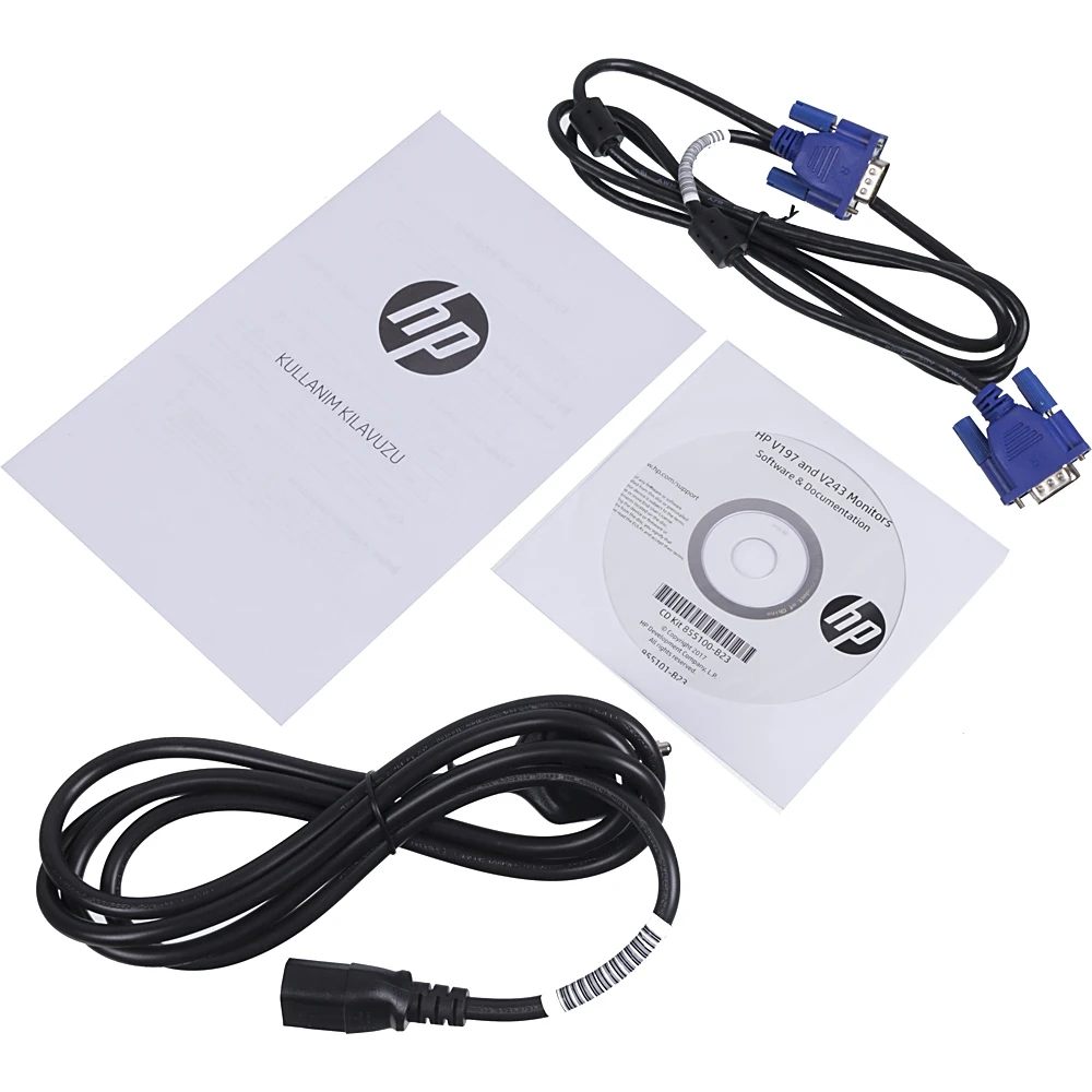 Монитор HP 18.5" V197 черный TN LED 5ms 16:9 DVI Mat 200cd