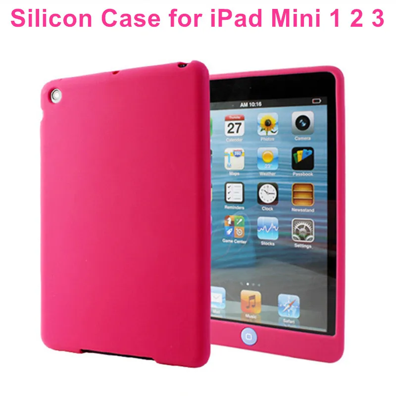 Mini 321 Rose Силиконовый чехол для ipad mini 1 2 3 Чехол полностью защищает кожу мягкий чехол для ipad mini 5 чехол Мягкая задняя крышка для ipad mini 4 - Цвет: Mini 321 Rose