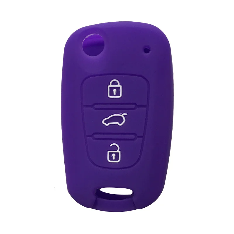 Key Case Cover Silicon Car for KIA Rio Sorento Picanto Ceed Cerato Sportage Soul K5 for Hyundai IX20 Solaris Norms Remote Holder key case key case cover remote control case cover