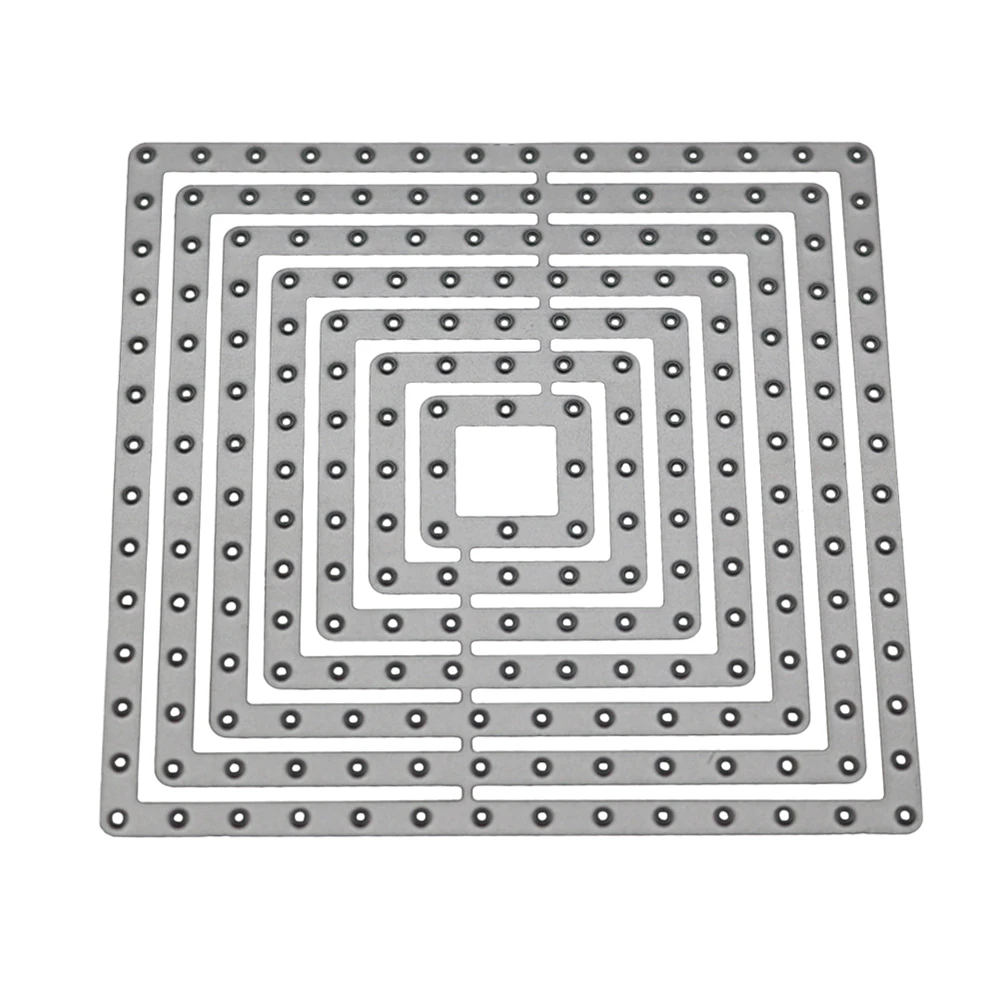  Multi-standard Square Border Metal Cutting Dies Invitation Card Greeting Card DIY Decoration Knife  - 4000074428719