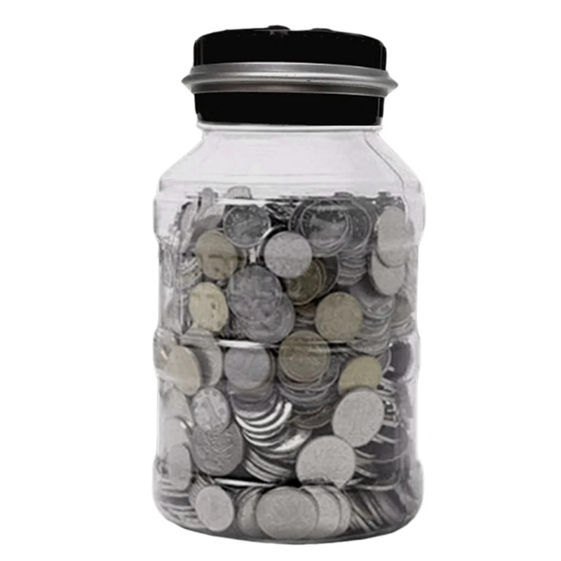 USD silver Копилка счетчик монет электронный цифровой ЖК-подсчет монет для экономии денег коробка банка коробка для хранения монет для USD евро Деньги Лидер продаж - Цвет: USD silver