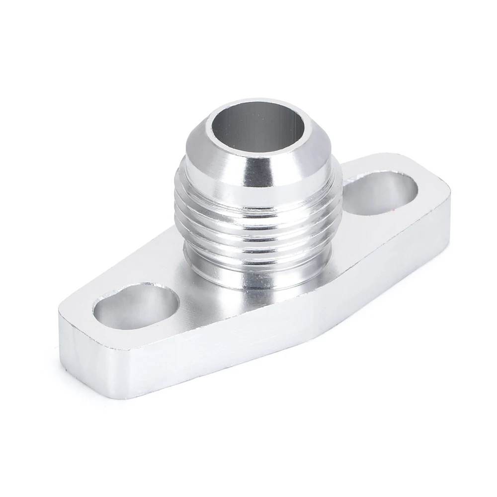 Turbo Flange Adapter Kit Turbo Oil Return/Drain Flange Adapter AN10 FOR TURBO GT28 GT30 GT35 T25 PQY-OFG34