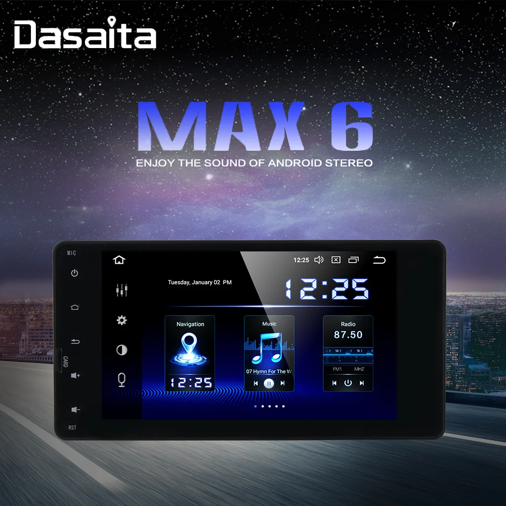 Автомобильный bluetooth Android 9 0 GPS радиоплеер для Mitsubishi Outlander Lancer EX ASX 2014 2015 с 7 дюймовым