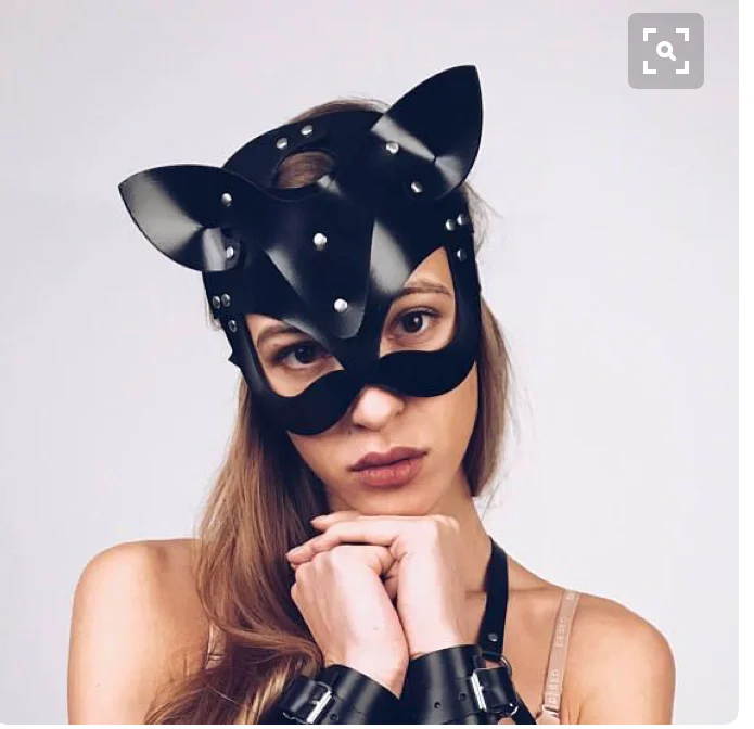 Для женщин сексуальная маска половина глаза Косплэй котенка «забавная мордашка» кожи маска Косплэй взрослых игровой бассейн игровая маска Бэтмена Бал-маскарад Карнавальная фантазия маски