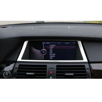 

Stainless Decoration trim Steel Navigation Frame For BMW X6 E71 X5 E70