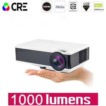 

Portable 1kg Small Projector 1000 Lumens Support 1080P Wireless Projector With Wifi Beamer