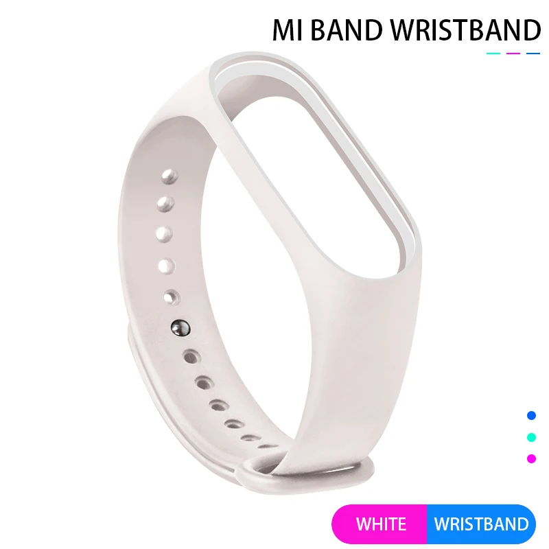 Браслет для xiaomi mi Band 3 4 спортивный ремешок часы силиконовый band браслет один |
