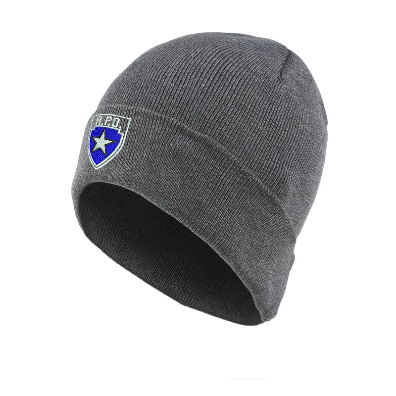 Resident RE2 RPD Cap Embroidered Hat Fashion Game Beanie Knitted Winter Hat Cosplay Accessory Gifts