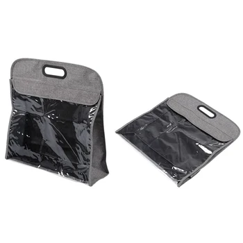 

Dustproof Portable Handbag Storage Bags Anti-Dust Cover Clear Transparent Hanging Closet Bags Organizer S L