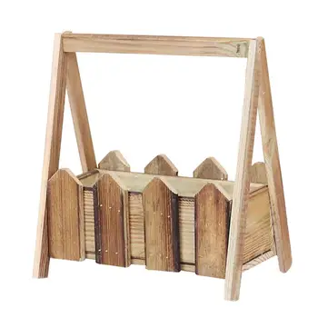 

1PC Portable Palisade Decor Basin Planter Pot Flower Pot Simulation Bonsai Flower Ornament for Living Room Table Home Store