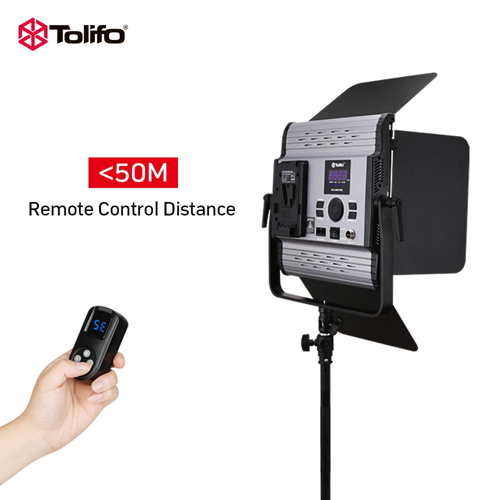 Tolifo GK-S100B PRO 900 светодиодный s CRI 95+ двухцветный светодиодный фото-, видеокамера легкая ультра яркая фотостудия свет с дверцей сарая