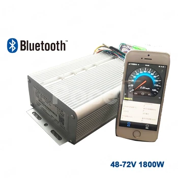 

48V-72V 1800W MAX 50A no 2000w Double Row 18 Tubes with bluetooth APP for motor electric bike motorcycle