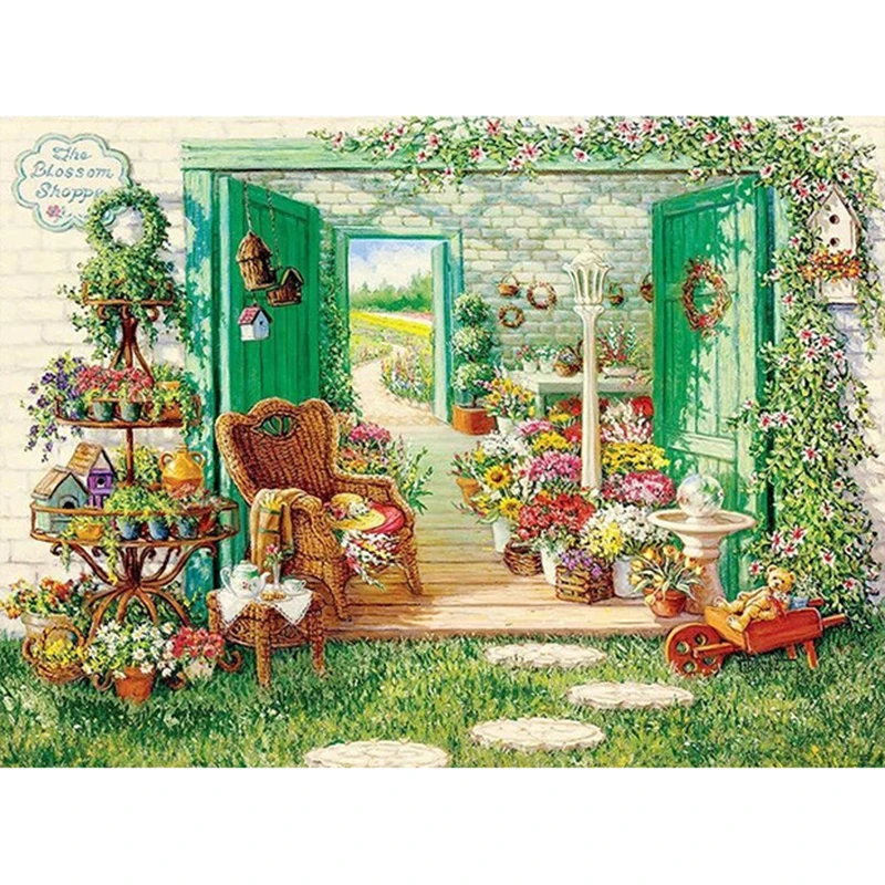 HUACAN Diamond Embroidery Cross Stitch Nature 5d Diamond Painting Full Square Landscape Mosaic Stones Picture Farmhouse Decor