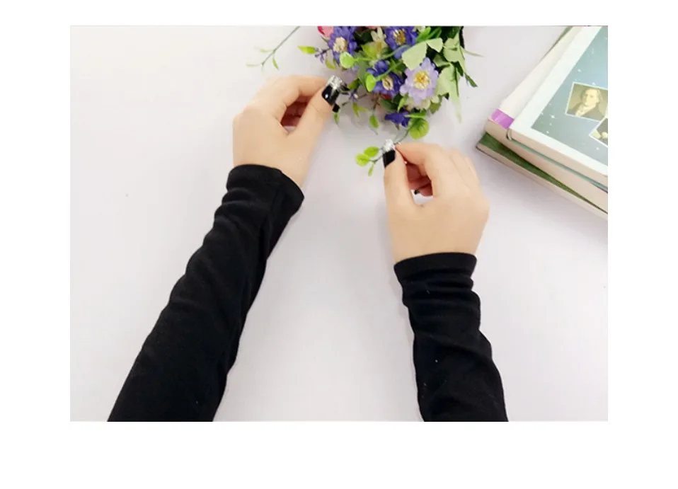 1 пара Осень Зима Теплые черные гетры длинные перчатки для женщин Китайский стиль Вышивка рукава Warmes аксессуар мусульманский