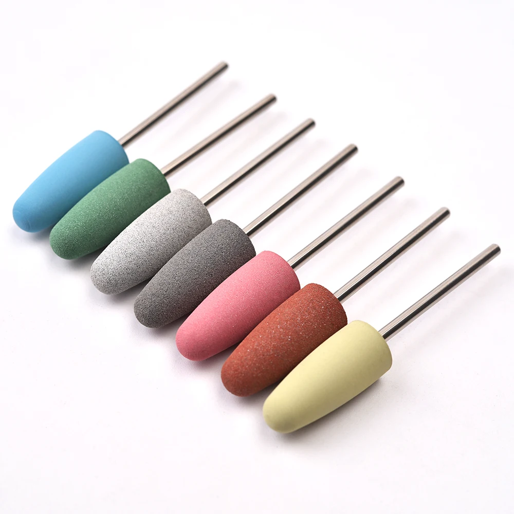 Rubber Silicone Nail Drill Bit Milling Cutter Polishing Tools Nail Buffer Bits Manicure Drill Accessories 28 Types nail art tools nail drill bit nail drill bits nail manicure tools nail manicure accessories