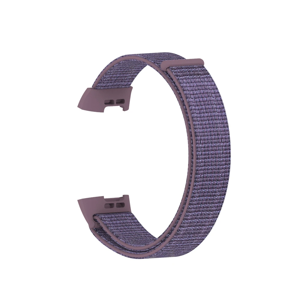 Smoke Purple Спортивный нейлоновый ремешок на запястье для Fitbit Charge 3, мягкие тканые аксессуары для часов, сменный Браслет для Fitbit Charge 3 SE - Цвет ремешка: Smoke Purple
