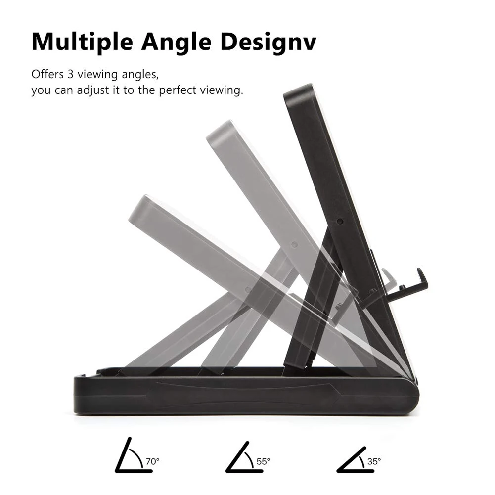 

Home ABS Portable Foldable Game Console Stand Height Adjustable Storage Play Base Bracket Multifunction Small For Switch Lite