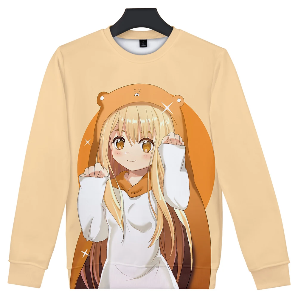 Himouto! Umaru-chan унисекс с круглым воротом Толстовка модный трендовый стиль Новый 3D