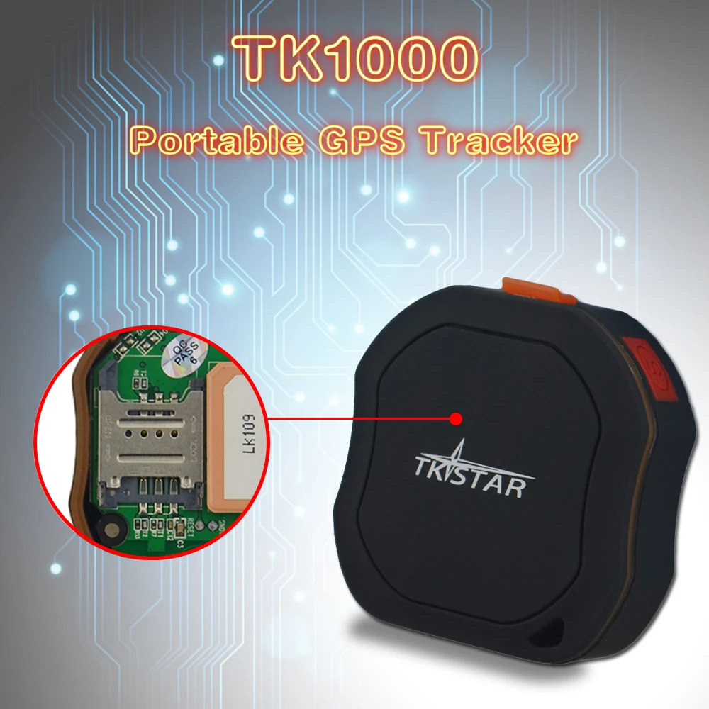 Персональный мини-GPS-трекер TK1000 локатор для детей домашних животных старшего