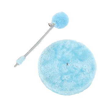 

1 Spring Cat Scratch Board Plush Mouse Play Board Funny Cat Toy Spring Pet Cat Toy