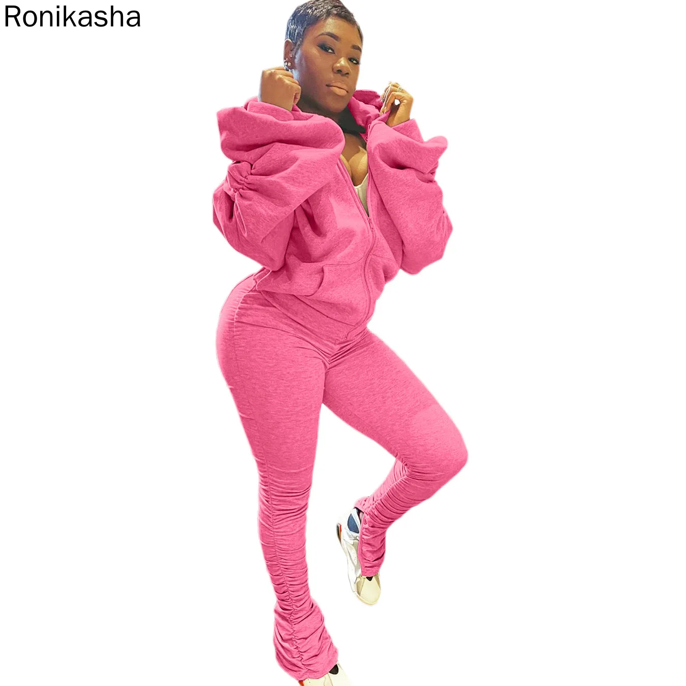 Костюм спортивный Ronikasha женский из 2 предметов пикантная толстовка с