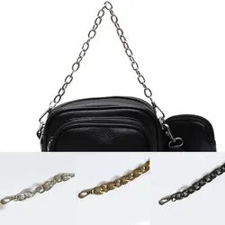 New 30cm Replacement Bag Strap Chain For Handle Bag Handbag Hardware Metal Bag Chain For Shoulder Bag DIY O Shape Bag Accessory
