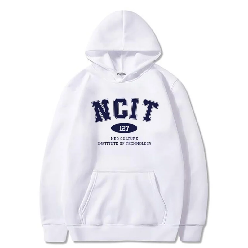 long hoodie NCIT 127 Hoodies Fashion Letter Print NCT Men Women Sweatshirts Hoodie Oversized Pullover Harajuku Streetwear Tracksuits Clothes green sweatshirt