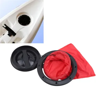

6 Inch Marine Cover Pull Out Deck Plate With Storage Bag Cover Kit For Boat Kayak Canoe Kayak Accessories