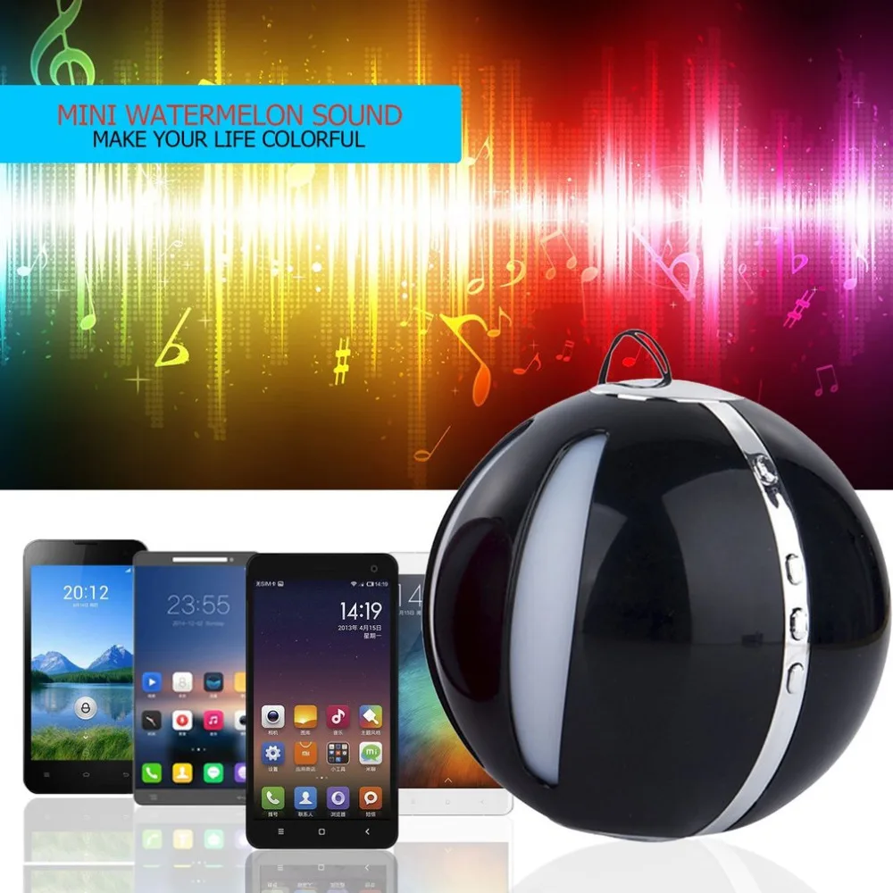 Q7 мини беспроводной Bluetooth динамик в форме шара с мигающими огнями радио открытый Hands-Free Bluetooth динамик портативный шаровой формы