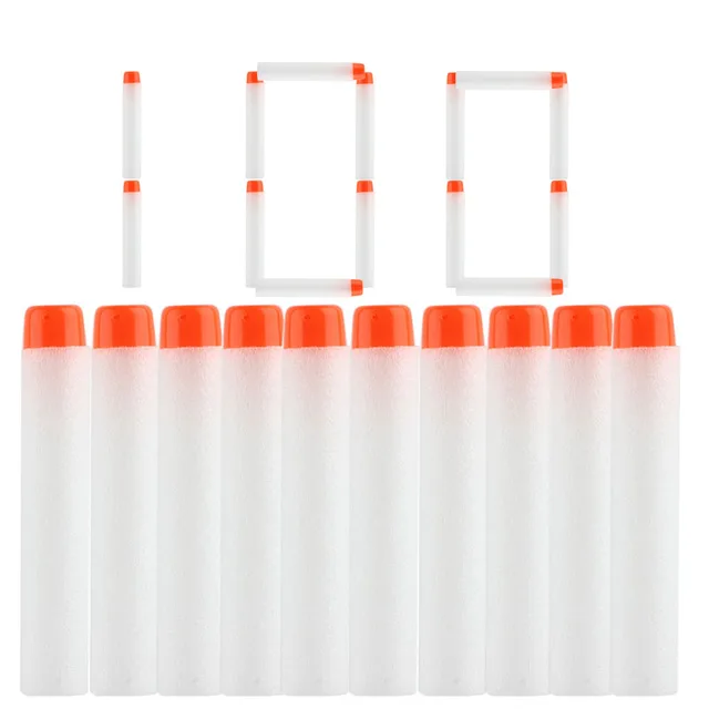 Refill Darts Bullets For Nerf N-strike Elite Series Blasters Children Toy Gun Blue Soft Bullet Foam Guns Accessories 100 pcs  Luminous