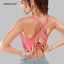 Регулируемый спортивный бюстгальтер пуш-ап бесшовный укороченный топ для бега фитнес-Бюстгальтер для йоги и тренажерного зала размера плюс мягкий розовый спортивный бюстгальтер для женщин Быстросохнущий Топ