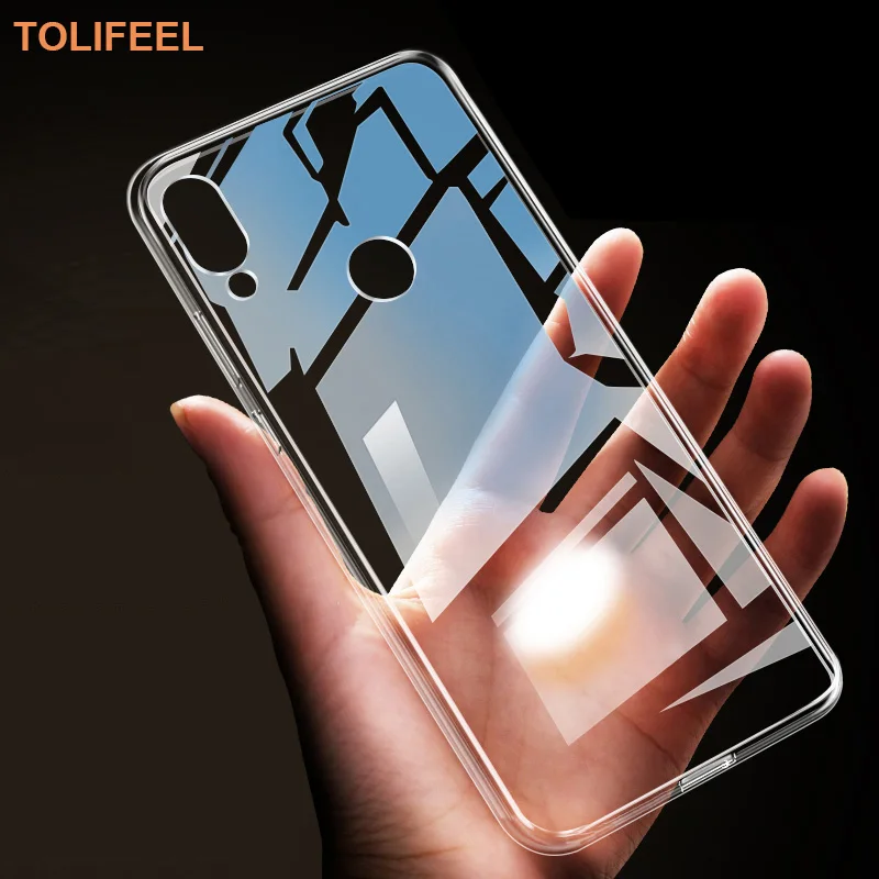 Силиконовый чехол TOLIFEEL для Xiaomi Redmi Note 7 тонкий прозрачный защитный мягкий телефона Pro|Бамперы| |