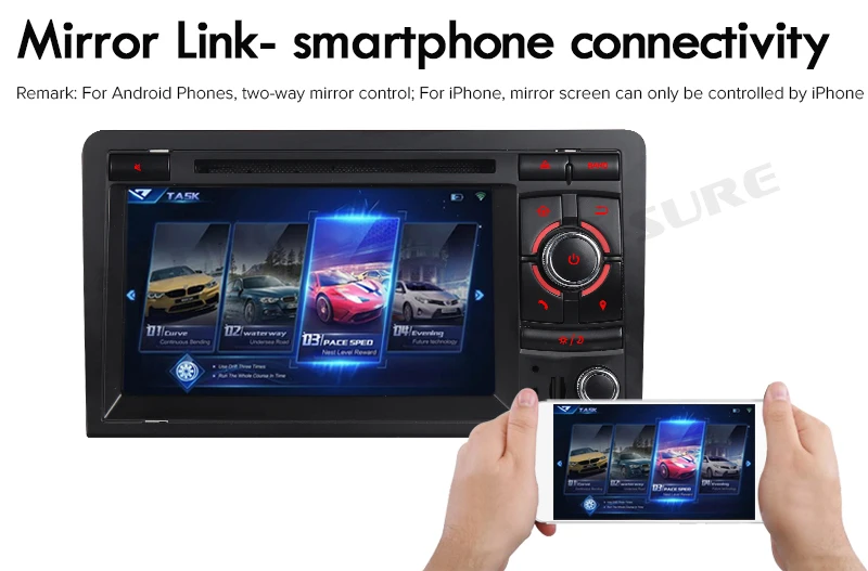 Top A-Sure 2 Din 7 Inch Android 9.0 Car Radio DVD GPS Player For Audi A3 (2003-2011) S3 RS3 RNSE-UP Navigation With 4GB RAM 8 Core 18 Top A-Sure 2 Din 7 Inch Android 9.0 Car Radio DVD GPS Player For Audi A3 (2003-2011) S3 RS3 RNSE-UP Navigation With 4GB RAM 8 Core 18