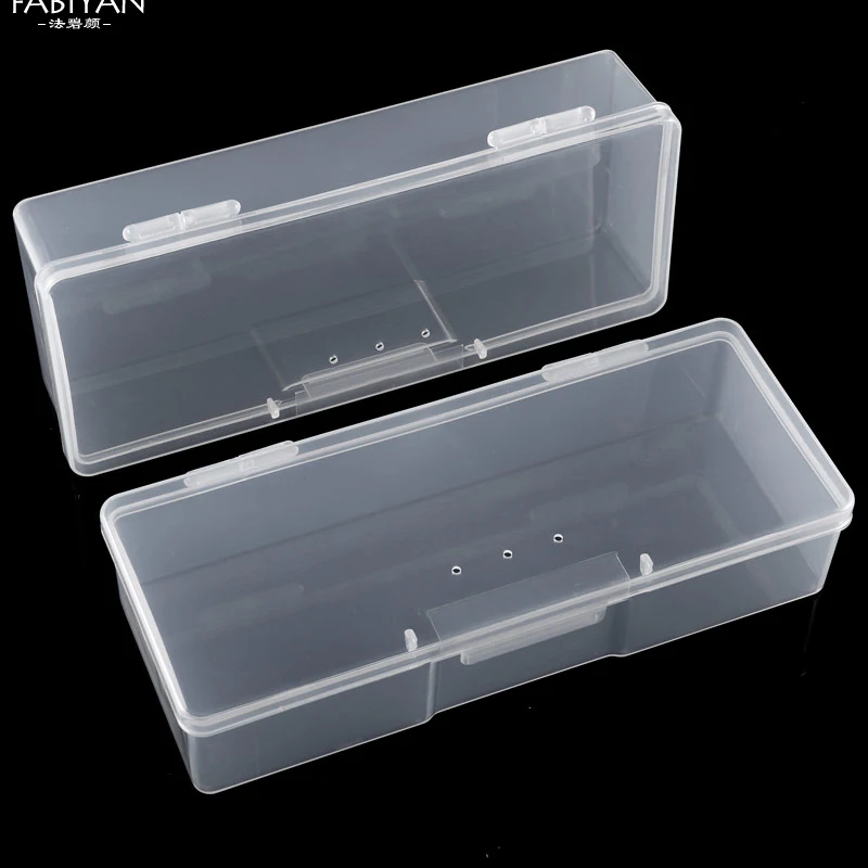 28 Маникюр для ногтей сетка пластиковая пустая коробка хранения отдельные стразы