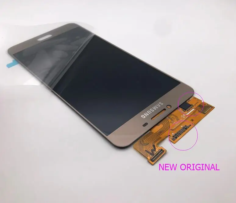C7 ORIGINAL GOLD 5,7 супер AMOLED ЖК-дисплей для SAMSUNG Galaxy C7 ЖК-дисплей C7000 сенсорный экран дигитайзер Замена - Цвет: C7 ORIGINAL GOLD