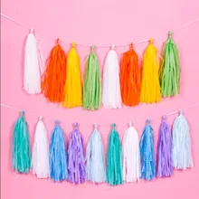 Бумажная бахрома ленты бандаж свадебный день влюбленных декоративная штора торговый центр номер латте художественные Декорации для вечеринки на день рождения ленты C