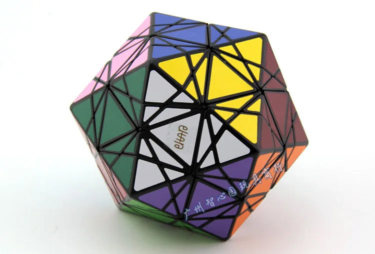 Стразы «Кубик Рубика» его Icosahedral 1 Стразы «Кубик Рубика» черно-белого цвета с милым рисунком кота Mf8& Amp; Оскар 20 СТОРОННЯЯ, необычный куб, игрушка