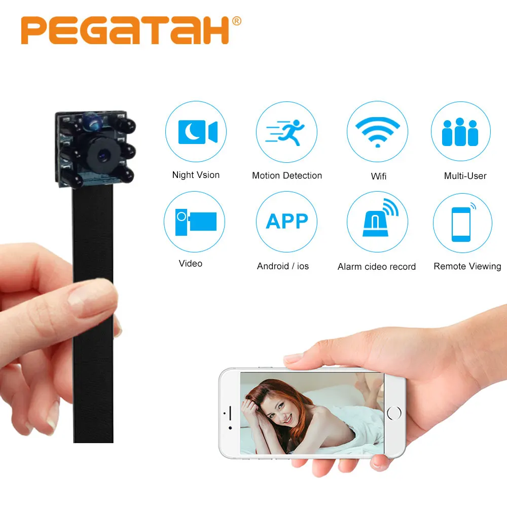 IP камера видеонаблюдения 1080P Wi Fi 128 ГГц с ИК|Компактные видеокамеры| |