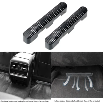 

2Pcs/Set Under Seat Air Conditioner Duct Outlet Covers For Audi Q7 ABS Car Air Vent Cover Car Styling Auto Accessories