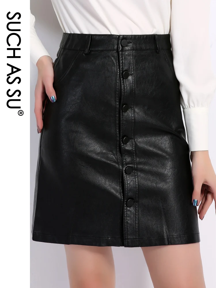 Gonne autunno inverno donna gonna al ginocchio in pelle PU S M L XL XXL  XXXL 4XL taglia gonna nera monopetto donna|leather 3 seater sofa  bed|leather car neck pillowleather weight lifting gloves -
